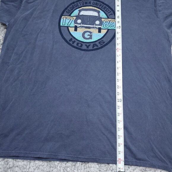 Georgetown Hoyas Slugbug Volkswagen T-Shirt Unisex Men's Size 2XL Blue 84 - Picture 6 of 7